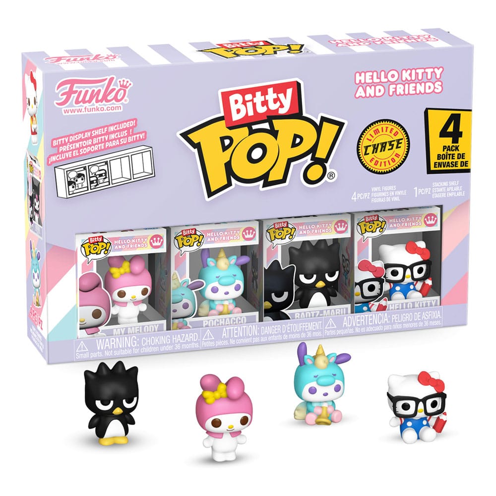 Hello Kitty and Friends Bitty POP! Vinyl Figuren 4er-Pack Series 4 2 cm - Smalltinytoystore