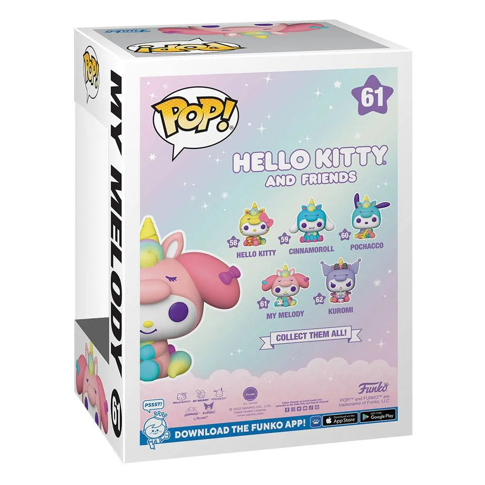 Hello Kitty and Friends POP! Sanrio Vinyl Figur My Melody 9 cm - Smalltinytoystore