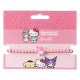 Hello Kitty Armband rosa Perlen mit My Melody Anhänger 21 cm - Smalltinytoystore