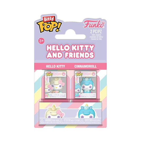 Hello Kitty Bitty POP! Vinyl Figuren 2er-Pack HK & Cinnamonroll 2,5 cm - Smalltinytoystore