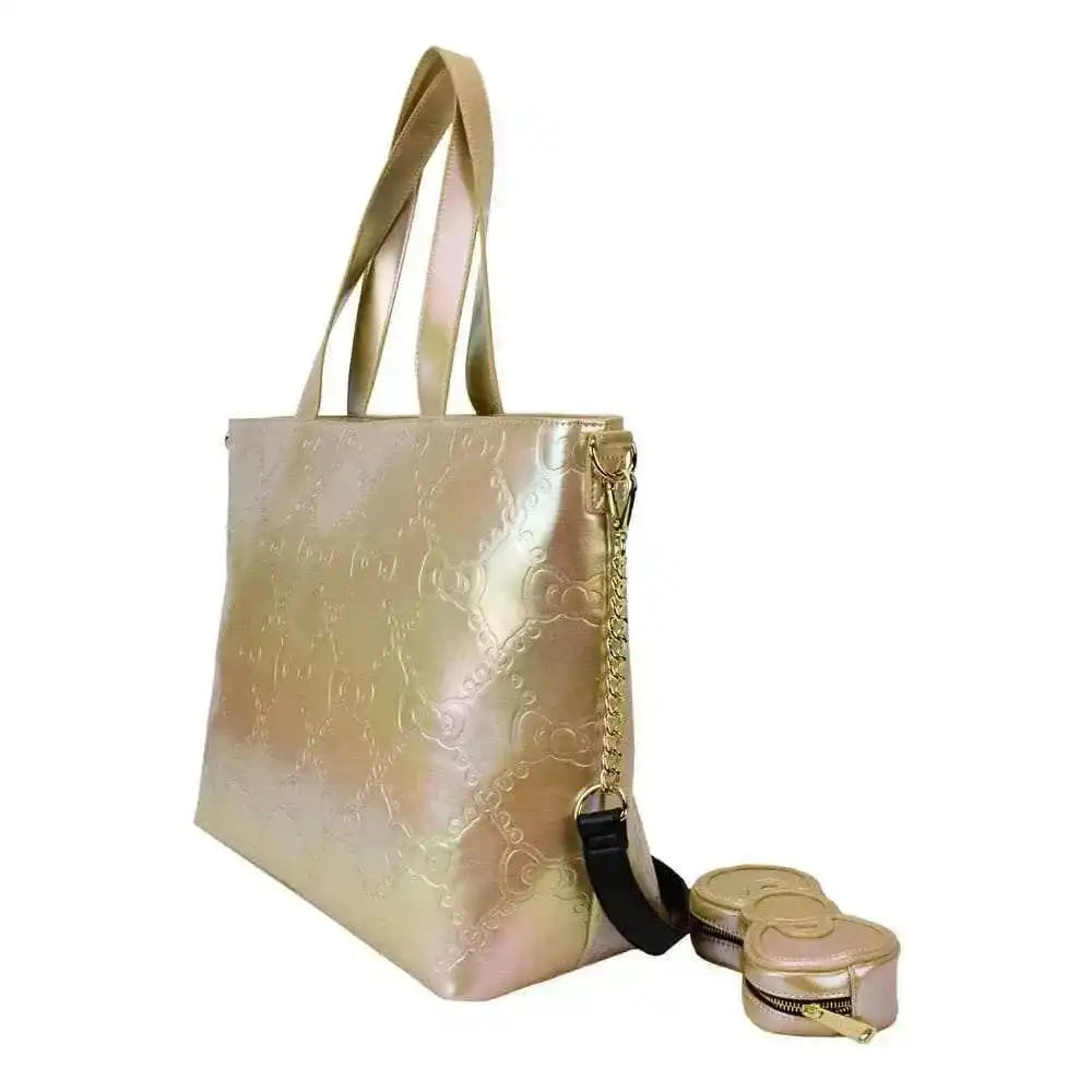 Hello Kitty by Loungefly Tragetasche 50th Anniversary Gold - Smalltinytoystore