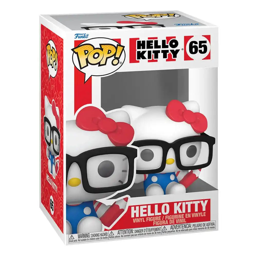 Hello Kitty POP! Sanrio Vinyl Figur Hello Kitty Nerd 9 cm - Smalltinytoystore