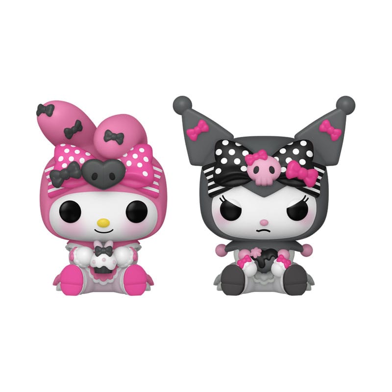 Hello Kitty POP! Vinyl Schlüsselanhänger 2er-Pack My Melody & Kuromi 4 cm - Smalltinytoystore