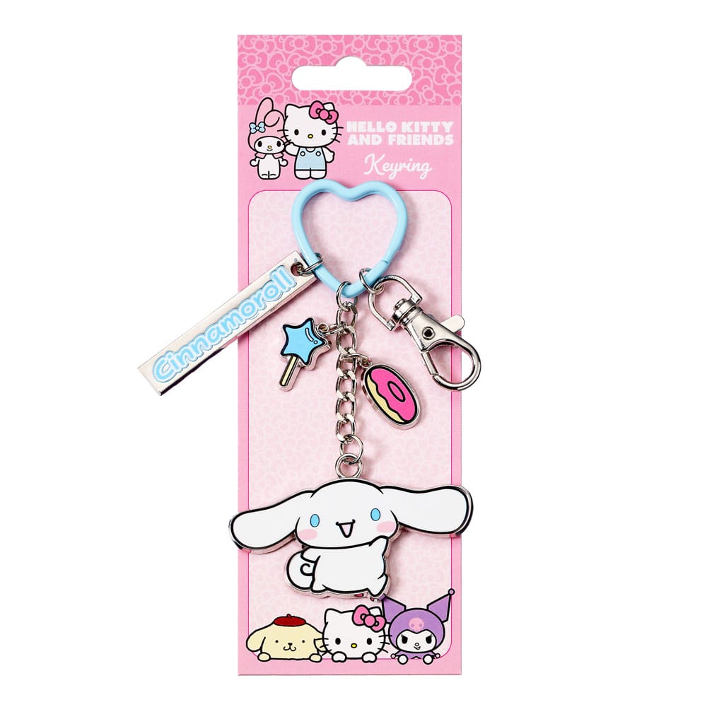 Hello Kitty Schlüsselanhänger mit Cinnamoroll Anhänger 15 cm - Smalltinytoystore