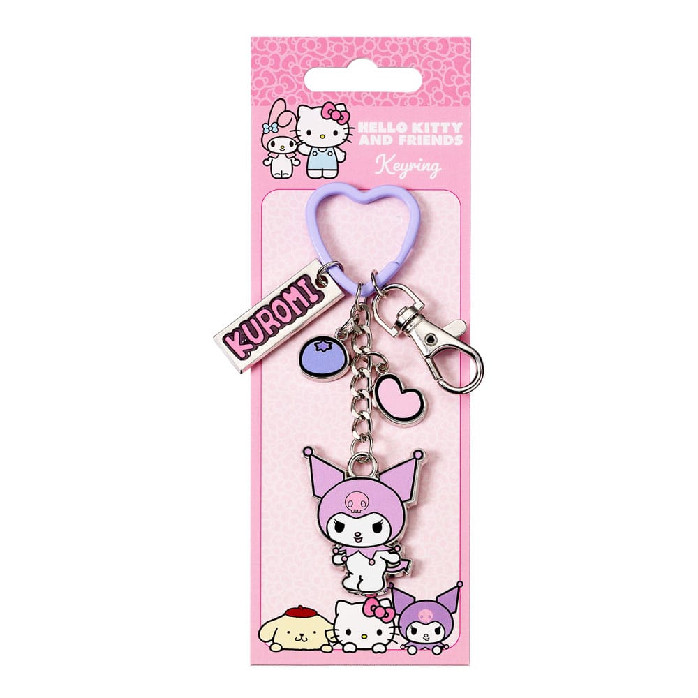 Hello Kitty Schlüsselanhänger mit Kuromi Anhänger 15 cm - Smalltinytoystore
