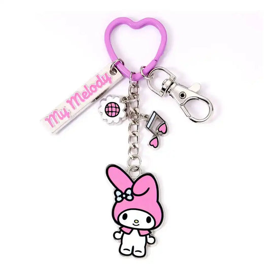 Hello Kitty Schlüsselanhänger mit My Melody Anhänger 15 cm - Smalltinytoystore