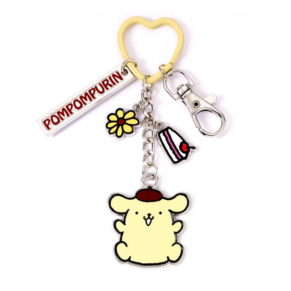 Hello Kitty Schlüsselanhänger mit Pompompurin Anhänger 15 cm - Smalltinytoystore