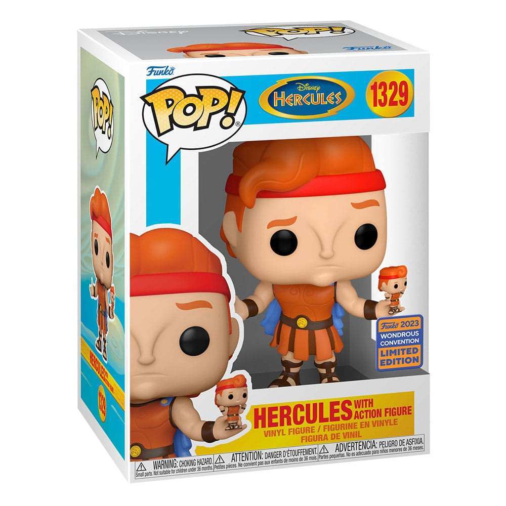 Hercules POP! Disney Vinyl Figur Hercules w/ Action Figure 9 cm - Smalltinytoystore