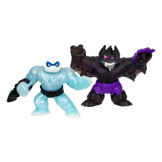 Heroes of Goo Jit Zu Meteor Madness Dehnbare Figuren 2er-Pack Pantaro vs. Sludgewing 12 cm - Smalltinytoystore