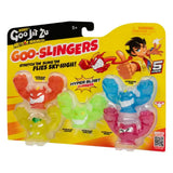 Heroes of Goo Jit Zu Meteor Madness Dehnbare Figuren 5er-Pack Goo Slingers Hyper Blast Slingers 5 cm - Smalltinytoystore