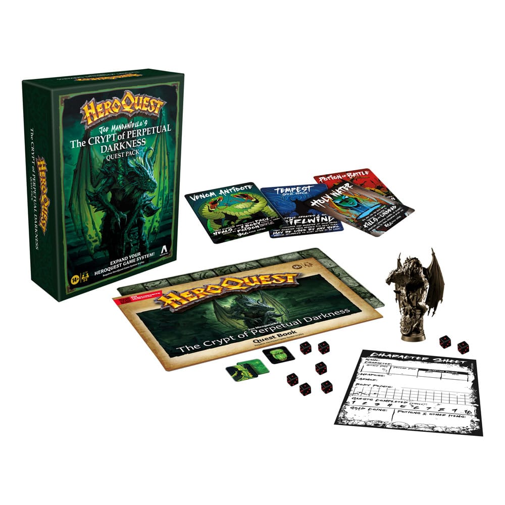 HeroQuest Brettspiel-Erweiterung The Crypt of Perpetual Darkness Abenteuerpack *Englische Version* - Smalltinytoystore