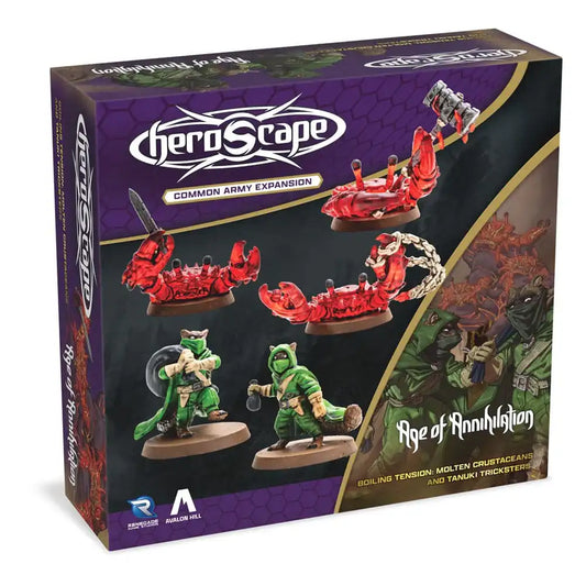 Heroscape Armeeerweiterung Boiling Tension: Molten Crustaceans & Tanuki Tricksters *Englische Version* - Smalltinytoystore
