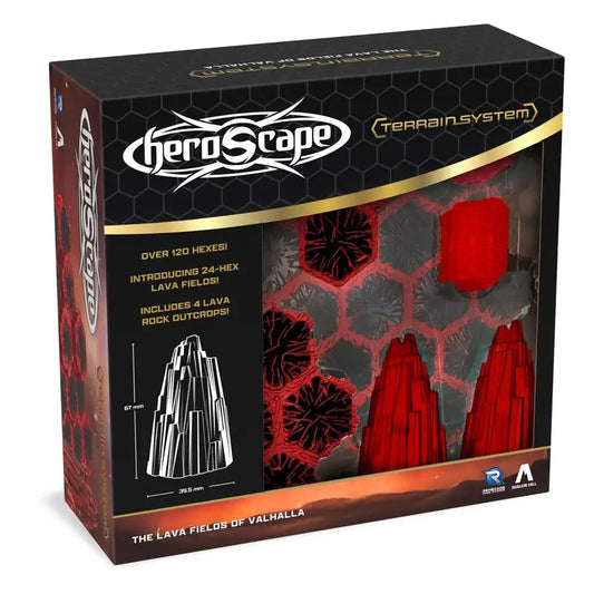 Heroscape Terrain-Erweiterung The Lava Fields of Valhalla *Englische Version* - Smalltinytoystore