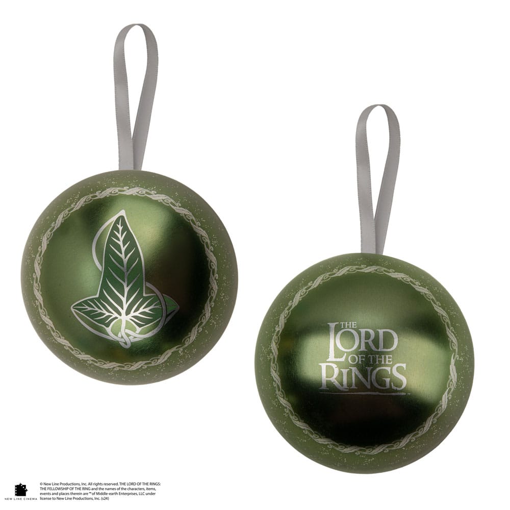 Herr der Herr der Ringe Christbaumschmuck mit Brosche Lorien Leaf - Smalltinytoystore