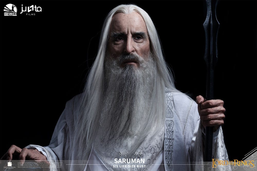 Herr der Ringe Life-Size Büste 1/1 Saruman 110 cm - Smalltinytoystore