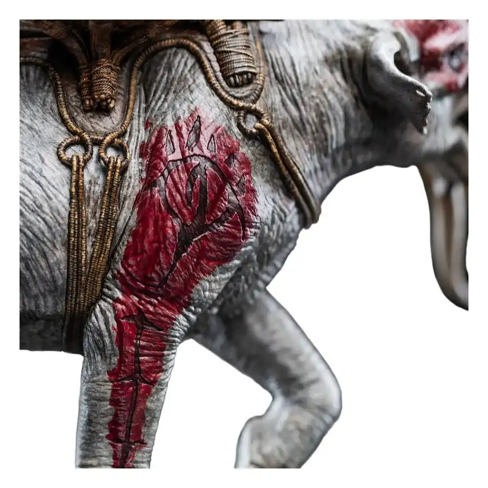 Herr der Ringe Mini Statue Mumak in Battle 17 cm - Smalltinytoystore