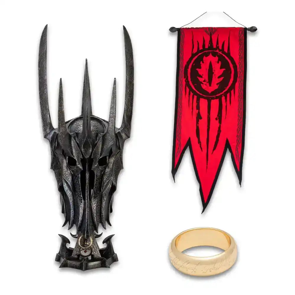 Herr der Ringe Museum Collection Replik 1/1 Saurons Kriegshelm 76 cm - Smalltinytoystore