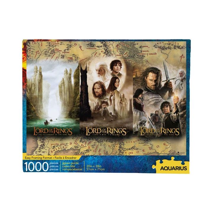 Herr der Ringe Puzzle Triptych (1000 Teile) - Beschädigte Verpackung - Smalltinytoystore