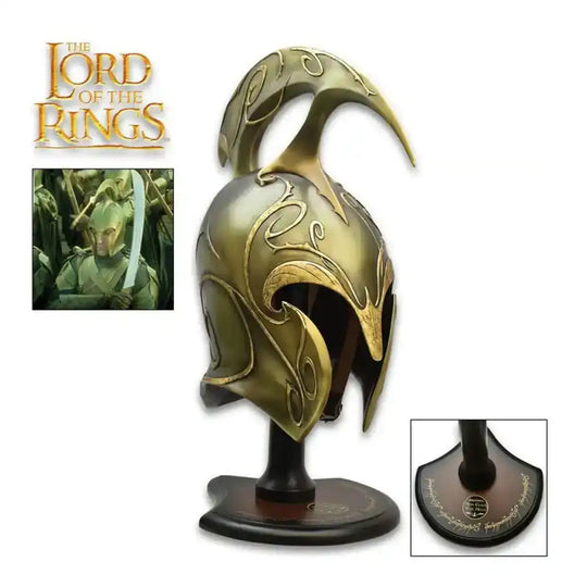Herr der Ringe Replik 1/1 Kriegshelm Hochelfen Limited Edition - Smalltinytoystore