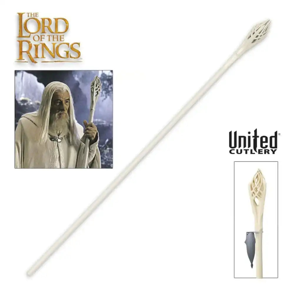 Herr der Ringe Replik 1/1 Stab von Gandalf dem Weißen 185 cm - Smalltinytoystore