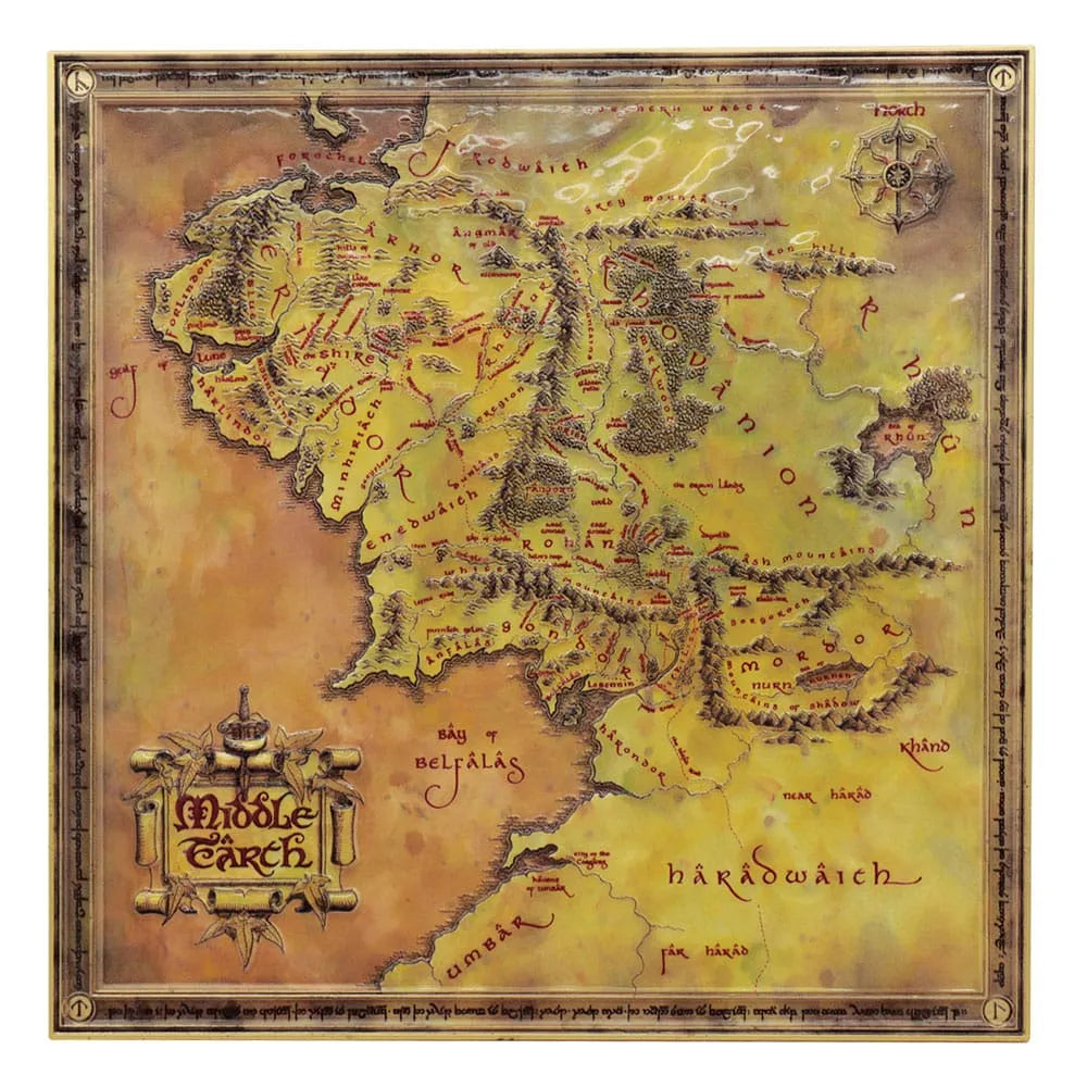 Herr der Ringe Replik Map Limited Edition - Smalltinytoystore