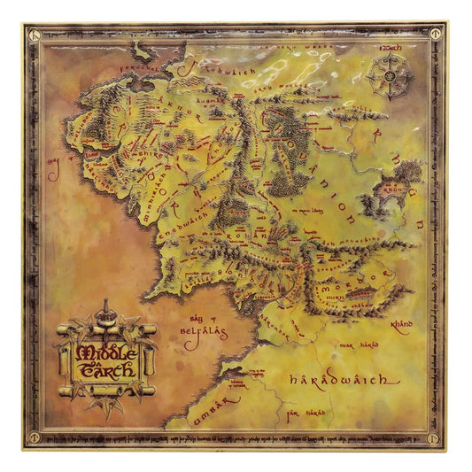 Herr der Ringe Replik Map Limited Edition - Smalltinytoystore