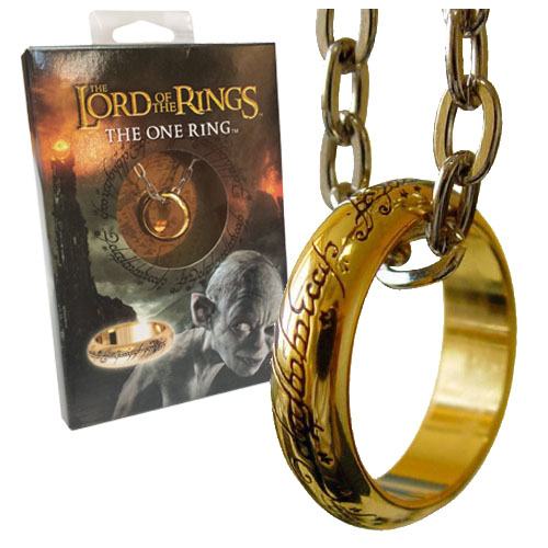 Herr der Ringe Ring Der Eine Ring (vergoldet) - Smalltinytoystore