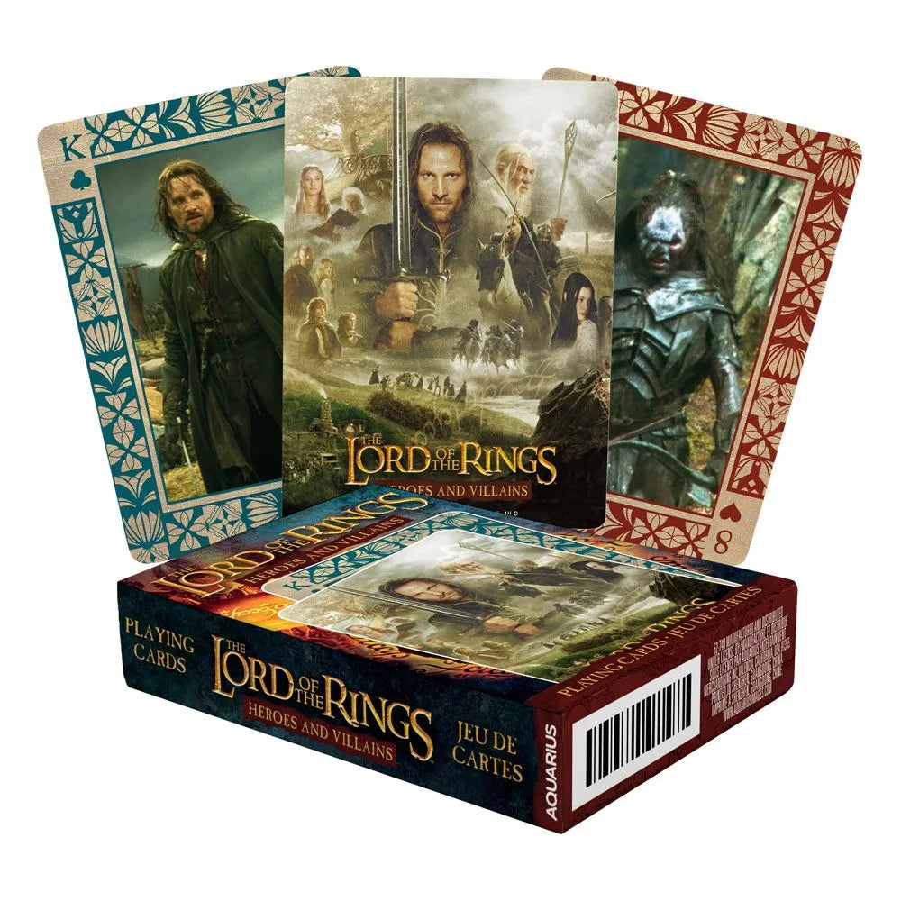 Herr der Ringe Spielkarten Heroes and Villains - Smalltinytoystore