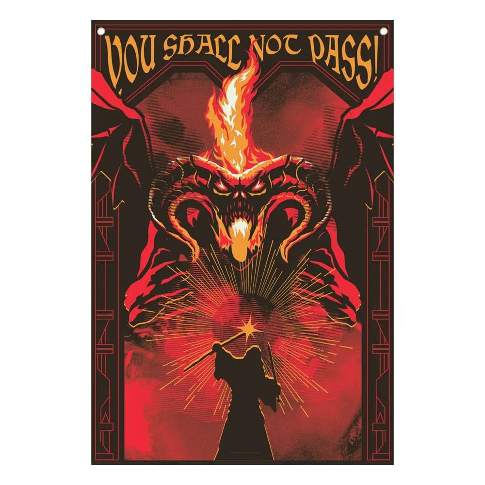 Herr der Ringe Wandbehang You shall not pass! 125 x 85 cm - Smalltinytoystore