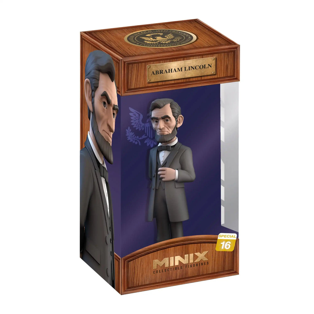Historische Figuren Minix Figur Abraham Lincoln 16. Präsident der Vereinigten Staaten von Amerika 12 cm - Smalltinytoystore