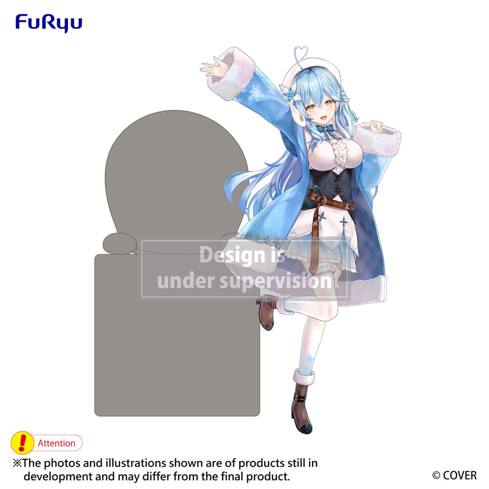 Hololive Production Hikkake PVC Statue Yukihana Lamy 10 cm - Smalltinytoystore