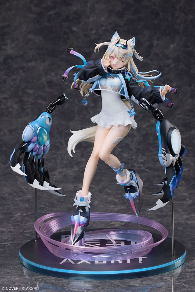 Hololive Production PVC Statue 1/7 Advent Fuwawa Abyssgard AXGRIT Ver. Deluxe Edition 27 cm - Smalltinytoystore
