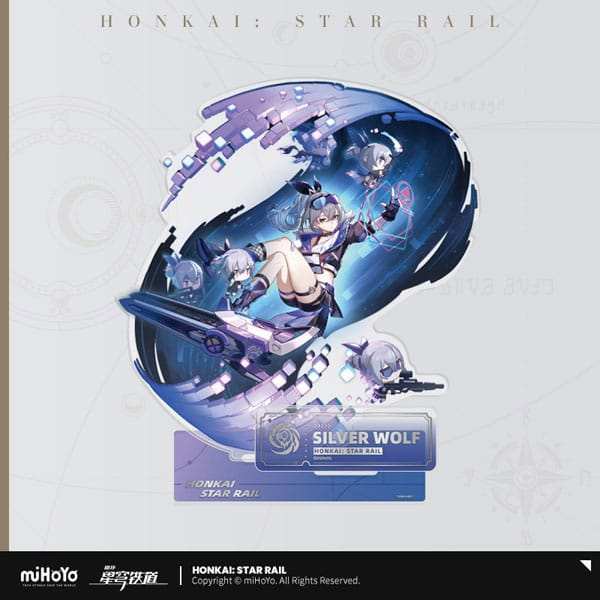 Honkai: Star Rail Acryl Figur Silver Wolf 17 cm - Smalltinytoystore