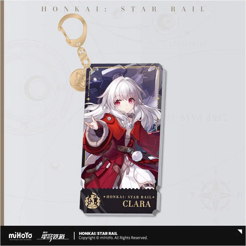 Honkai: Star Rail Charakter Acryl Schlüsselanhänger Clara 9 cm - Smalltinytoystore