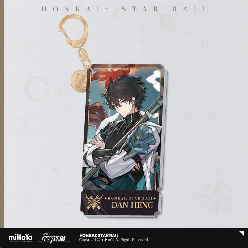 Honkai: Star Rail Charakter Acryl Schlüsselanhänger Dan Heng 9 cm - Smalltinytoystore