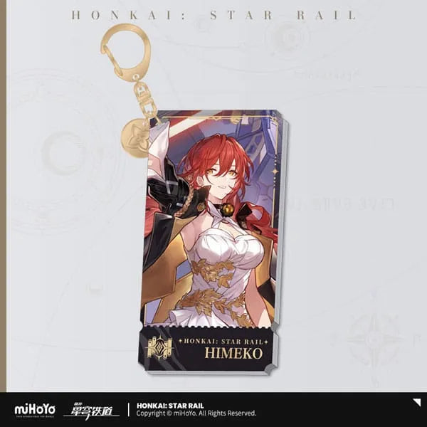 Honkai: Star Rail Charakter Acryl Schlüsselanhänger Himeko 9 cm - Smalltinytoystore