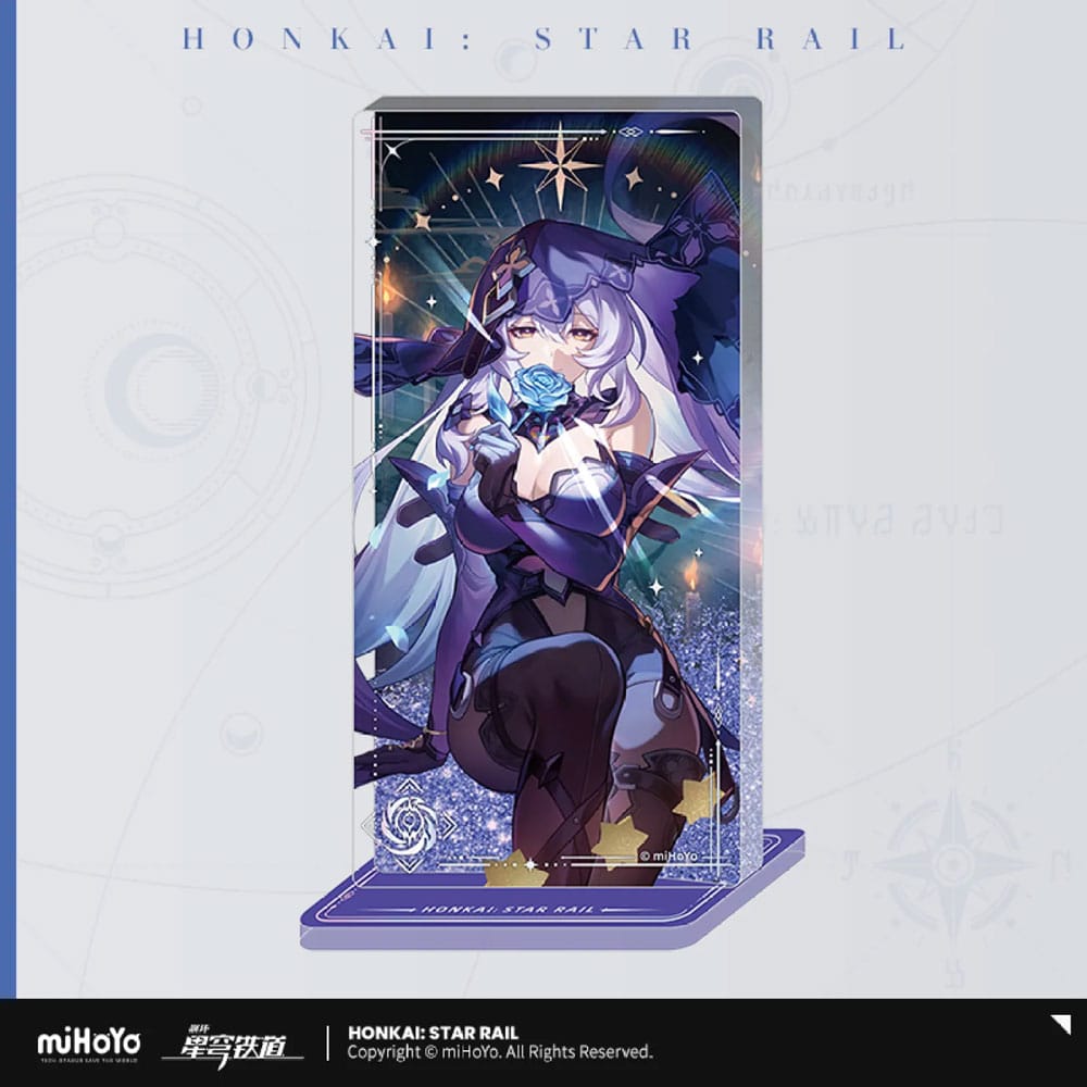 Honkai: Star Rail Light Cone Acryl Ornament mit Glitzer: Black Swan Reforged Remembrance 15 cm - Smalltinytoystore