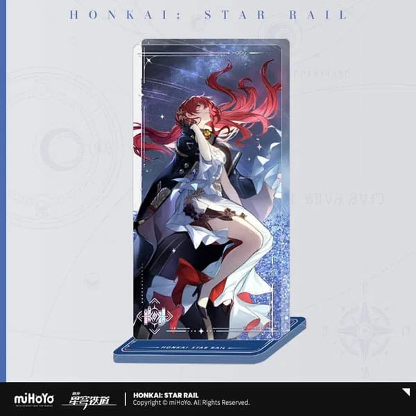 Honkai: Star Rail Light Cone Acryl Ornament mit Glitzer: Himeko Night on the Milky Way 7 cm - Smalltinytoystore