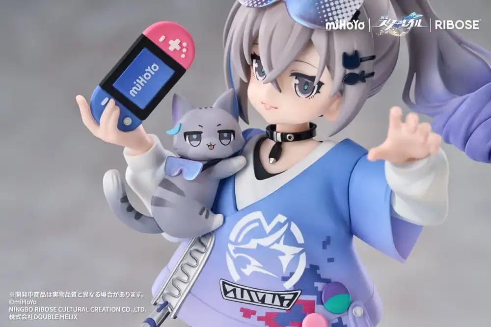 Honkai: Star Rail Rise Up Little Cat Series PVC Statue Silver Wolf Ver. 19 cm - Smalltinytoystore