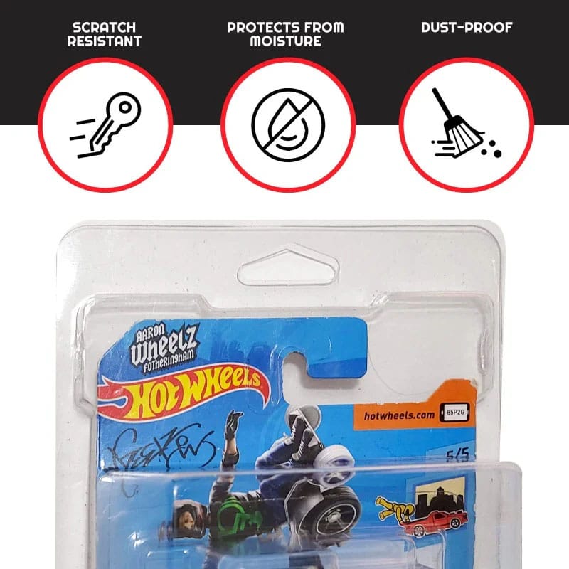 Hot Wheels European Series PET Blisters 50er-Pack für Short Card - Smalltinytoystore