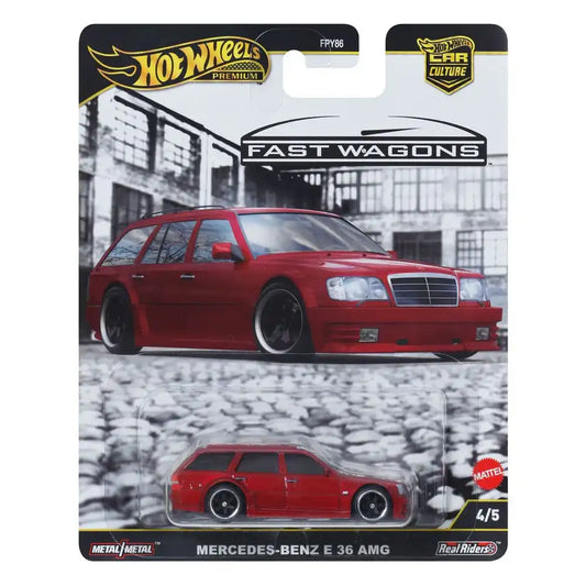 Hot Wheels Premium Car Culture Diecast Modellauto 1/64 Mercedes-Benz E 36 AMG - Smalltinytoystore