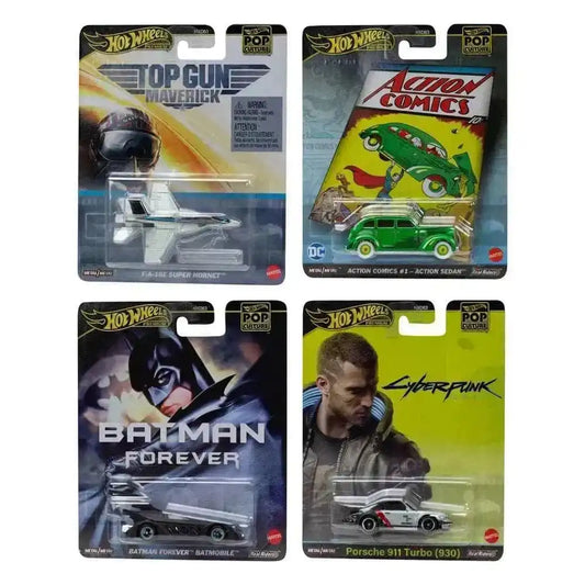 Hot Wheels Premium Diecast Fahrzeuge 1/43 Pop Culture 979F Sortiment (10) - Smalltinytoystore