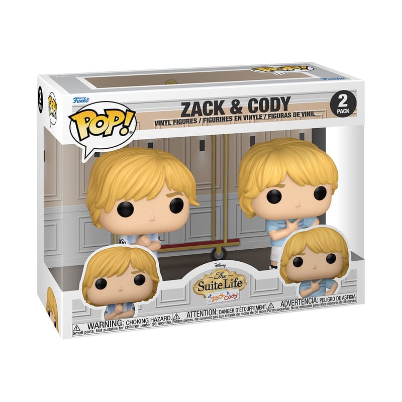 Hotel Zack & Cody POP! Television Vinyl Figuren 2er-Pack Zack & Cody 9 cm - Smalltinytoystore