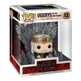 House of the Dragon POP! Deluxe Vinyl Figur Viserys on Throne 9 cm - Smalltinytoystore