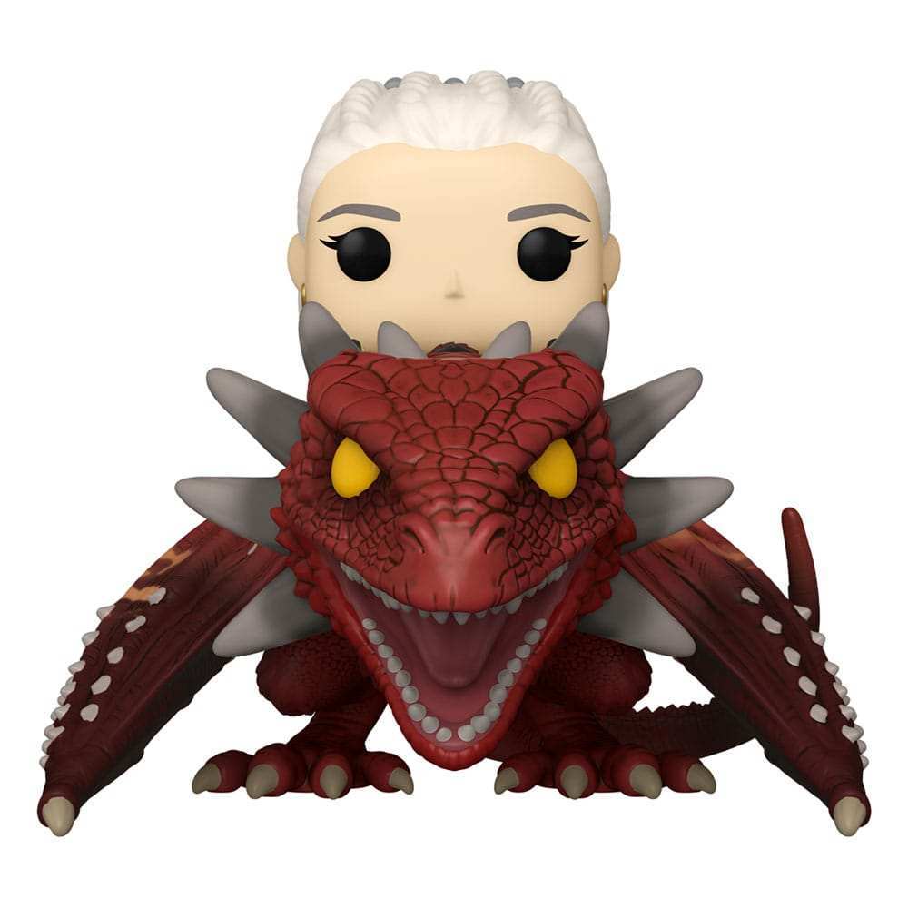 House of the Dragon POP! Rides Deluxe Vinyl Figur Rhaenys Targaryen with Meleys 9 cm - Smalltinytoystore