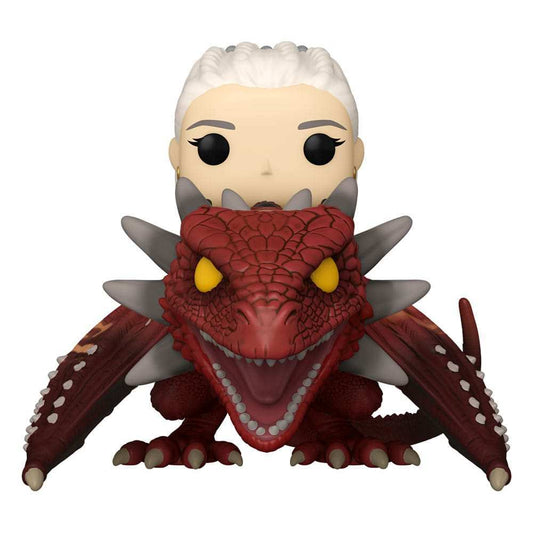 House of the Dragon POP! Rides Deluxe Vinyl Figur Rhaenys Targaryen with Meleys 9 cm - Smalltinytoystore
