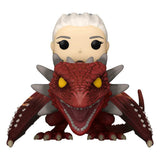 House of the Dragon POP! Rides Deluxe Vinyl Figur Rhaenys Targaryen with Meleys 9 cm - Smalltinytoystore