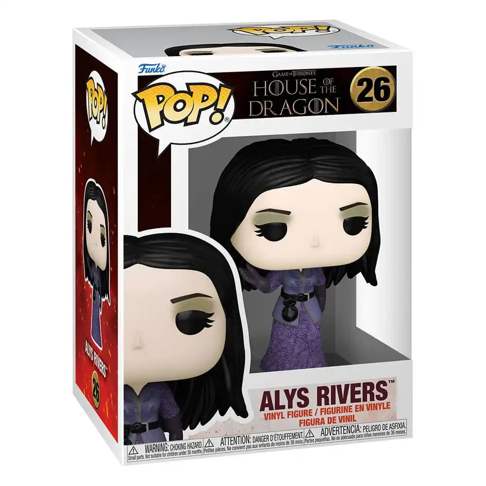 House of the Dragon POP! TV Vinyl Figur Alys Rivers 9 cm - Smalltinytoystore