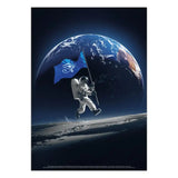 Humankind Poster Glow in the Dark Astronaut - Smalltinytoystore