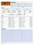 Hunter: The Reckoning 5th Edition RPG Journal Expanded Character Sheet Journal *Englische Version*